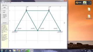 Formation MDSolids  Treillis  استعمال البرمجية في الأنظمة المثلثية [upl. by Janis]