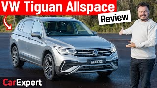 2023 Volkswagen Tiguan Allspace inc 0100 review Best 7 seat medium SUV [upl. by Niras]