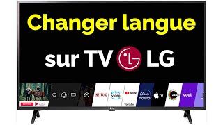 Comment changer la langue sur une TV LG [upl. by Etteloiv]