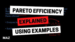 Pareto Efficiency Explained using examples [upl. by Ecinrev]