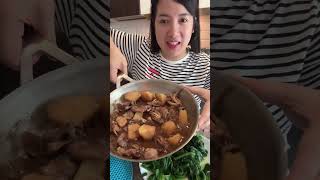 Adobong Pusit na may Patatas [upl. by Yendirb]