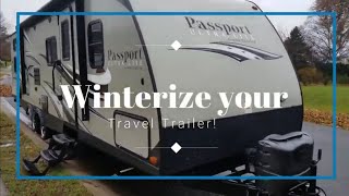 How to winterize a travel trailer [upl. by Bush]