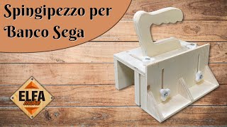 Push Block  Spingipezzo regolabile per banco sega  FAI DA TE [upl. by Dreeda]