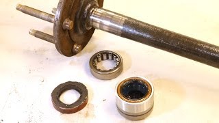 How To Repair Axle Bearings On GM 10Bolt Rearends [upl. by Abigale]