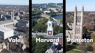 Top 3 Ivy League Campus Tours  Harvard Yale Princeton [upl. by Kelcy]