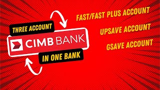 THREE ACCOUNT IN ONE BANK OF CIMB BANK PH [upl. by Rosaline137]