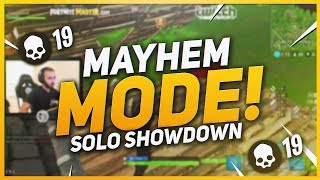 TSM Hamlinz  SOLO SHOWDOWN MAYHEM 19 KILL WIN Fortnite BR Full Game [upl. by Fanny712]