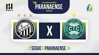 Campeonato Paranaense Operário x Coritiba  AO VIVO E COM IMAGENS [upl. by Ancel]