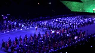 Royal Edinburgh Military Tattoo 2014 Performance of quotGoin Homequot [upl. by Hairabez592]