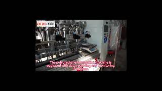 How Formula Testing Machine Work in Factory polyurethane automobile castingmachine industrial [upl. by Lakym]