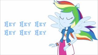 MLP EG RR quotAwesome As I Wanna Bequot TurkishTürkçe Lyrics [upl. by Anirda]