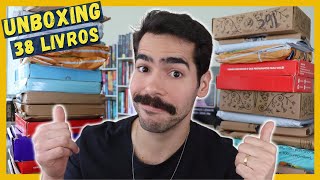 38 LIVROS O MAIOR UNBOXING DO CANAL  Me Acabei de Ler [upl. by Sharl]