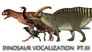 Dinosaur Vocalization Study Pt III 2023  Cretaceous Era II [upl. by Ahtaga]