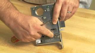 How to Change the Handing of a SARGENT Mortise Lock [upl. by Enautna]