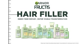 Garnier Fructis Hair Filler for Inner Repair Outer Transformation [upl. by Etsyrk]