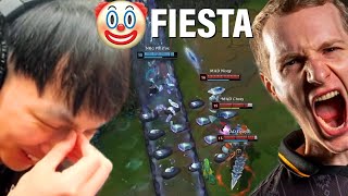 NAs attempt vs Faker Then NAs quotbestquot game vs EU ft Jankos and Broxah [upl. by Erialb]