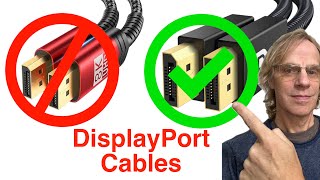 DisplayPort cable DONT MAKE MY MISTAKE [upl. by Iinde99]