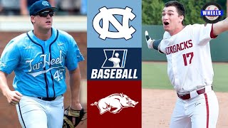 10 North Carolina vs Arkansas AMAZING  Supers Game 2  2022 College Baseball Highlights [upl. by Zorana67]