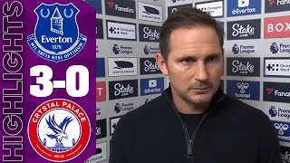 Frank Lampard Post Match Interview I Everton 30 Crystal Palace [upl. by Talia]