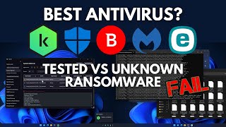 Best Antivirus vs Unknown Ransomware II [upl. by Reg]