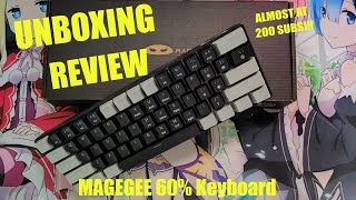 Magegee Star61 60 Keyboard Review Almost at 200 subs [upl. by Valora74]