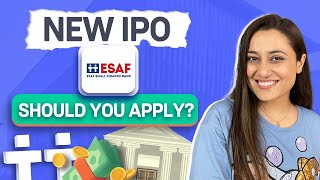 ESAF Small Finance Bank IPO Review  Should you apply to ESAF SFB IPO [upl. by Chemash]