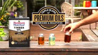 Thompson’s WaterSeal Penetrating Timber Oil Features amp Benefits [upl. by Ecyned155]