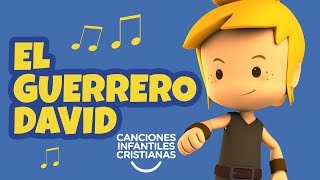 El Guerrero David  Canciones Infantiles Cristianas para niños escuela dominical Pequeños Héroes [upl. by Nidnerb]