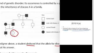 HKDSE Biology Basic Genetics Monohybrid Inheritance [upl. by Chemush]