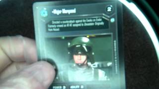 How to grade Star Wars CCG Cards [upl. by Ahsias313]