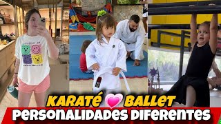 Virgínia compartilha o primeiro dia de aula das Marias karaté e ballet ❤ [upl. by Rebekah]