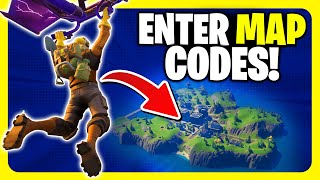 How To Enter ISLAND CODES In Fortnite  Enter MAP CODES In Fortnite PS4 PS5 Xbox PC Switch [upl. by Attenat186]