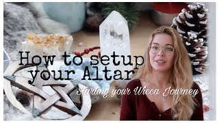 Setting up your Altar  Wicca 101 [upl. by Atinihs728]