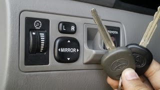 Toyota Master Key amp Valet Key Difference [upl. by Levram]