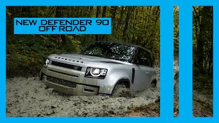 How good is the new Land Rover Defender 90 offroad P300 SE off review  Inside Lane [upl. by Grissel861]