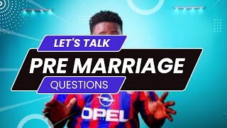 Unlocking the Secrets of Love Essential PreMarriage Questions for Couples Counseling [upl. by Zoarah244]