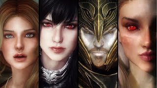 Skyrim  Top 5 Best Mods for Beautiful Characters [upl. by Onimixam]