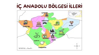 İç Anadolu Bölgesi İlleri  Öğrenciler İçin Öğretici Şiir [upl. by Eidnil]