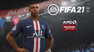 FIFA 21  AMD Radeon R7 240  1080p  FPS Test [upl. by Einaled723]