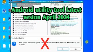 finaly download android utility tool latest version  android utility tool new update problem fix [upl. by Hebert]