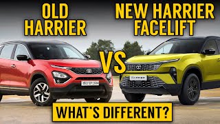 Harrier facelift 2023 VS old Harrier  Whats New in Harrier Facelift Tata Harrier 2023 launched [upl. by Tur605]