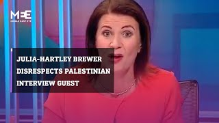 Julia HartleyBrewer sparks controversy with conduct towards Mustafa Barghouti during interview [upl. by Peppard]