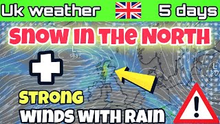 UK weather updates ❄️🌧️ Amber warning ⚠️ Strong winds with rain  snow in the north  Uk weather [upl. by Feune863]