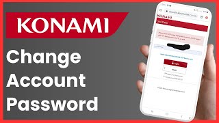 How to Change Password on Konami Account [upl. by Trudey]