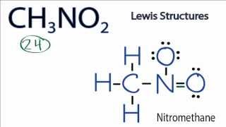 CH3NO2 Lewis Structure How to Draw the Lewis Structure for CH3NO2 [upl. by Halludba79]