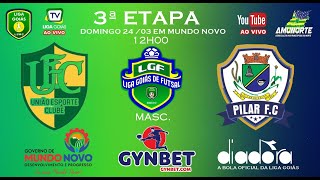 LIGA GOIÁS GYNBETCOM 2024  UNIÃO EC – ARAGUAÇU – TO X PILAR DE GOIÁS FC [upl. by Storfer548]