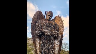 Vigil Held for Knife Crime Victims Held at Statue Made of 100000 Confiscated Knives [upl. by Hajan]