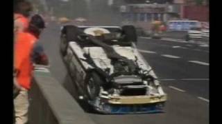 Dieter Quester flips at Avus DTM 1990 [upl. by Aramad]