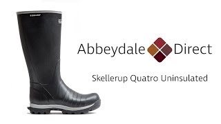 Skellerup Quatro Uninsulated Wellies  In Detail [upl. by Aicilyhp]