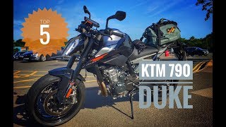 Top 5 things I love about the 2018 KTM Duke 790 [upl. by Nwaf515]